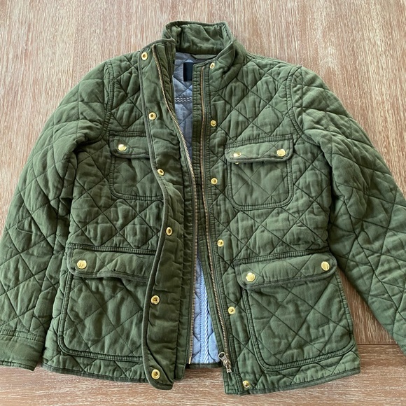 J. Crew Women’s Quilted Downtown Field Utility Jacket - Picture 2 of 15